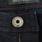 Chic Dark Blue Slim Jeans for Elegant Style