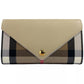Hannah Small House Check Coca Leather Crossbody Bag