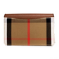 Hampshire Small House Check Canvas Tan Derby Leather Crossbody Bag