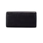 Jet Set Large Black Embossed Envelope Continental Clutch Wallet