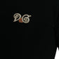 Black Logo Collared Short Sleeves Polo T-shirt