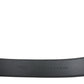 Black Leather Silver Logo Metal Buckle Belt