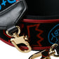 Multicolor Cotton Handbag Accessory Shoulder Strap