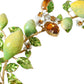 Gold Brass Chain Crystal Lemon Lily Pendant Necklace