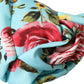 Turquoise Floral Applique Silk Women Headband Diadem