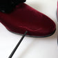 Burgundy Velvet Loafers - Elegance with a Twist