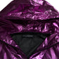 Pink Purple Ombre Hooded Pullover Sweatshirt Jacket