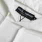 White Cotton Hooded Sweatshirt Pullover Sweater