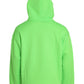 Neon Green Hooded Top Pullover Sweater