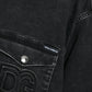 Black Cotton Long Sleeve Denim Casual Shirt