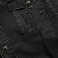 Black Cotton Long Sleeve Denim Casual Shirt