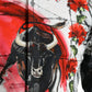 Slim Fit Floral Bull Cotton Dress Shirt