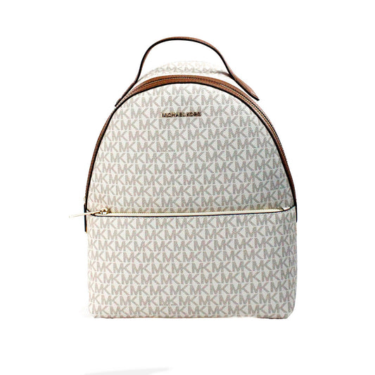 Sheila Medium Vanilla Signature PVC Front Pocket Backpack Bag