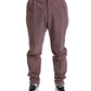 Purple Corduroy Cotton Stretch Skinny Pants