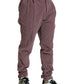 Purple Corduroy Cotton Stretch Skinny Pants