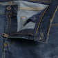 Blue Distressed Cotton Skinny Denim Jeans