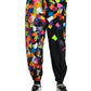 Multicolor Print Nylon Jogger Sweatpants Pants