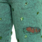 Green Crystals Cotton Stretch Slim Jeans