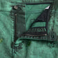 Green Crystals Cotton Stretch Slim Jeans