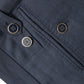 Navy Blue Linen Men Slim Dress Pants