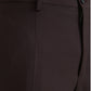 Dark Brown Wool Slim Fit Pants