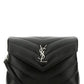 Black Leather Toy Loulou Crossbody Bag
