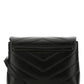 Black Leather Toy Loulou Crossbody Bag