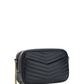 Black Calf Leather Lou Small Shoulder Bag