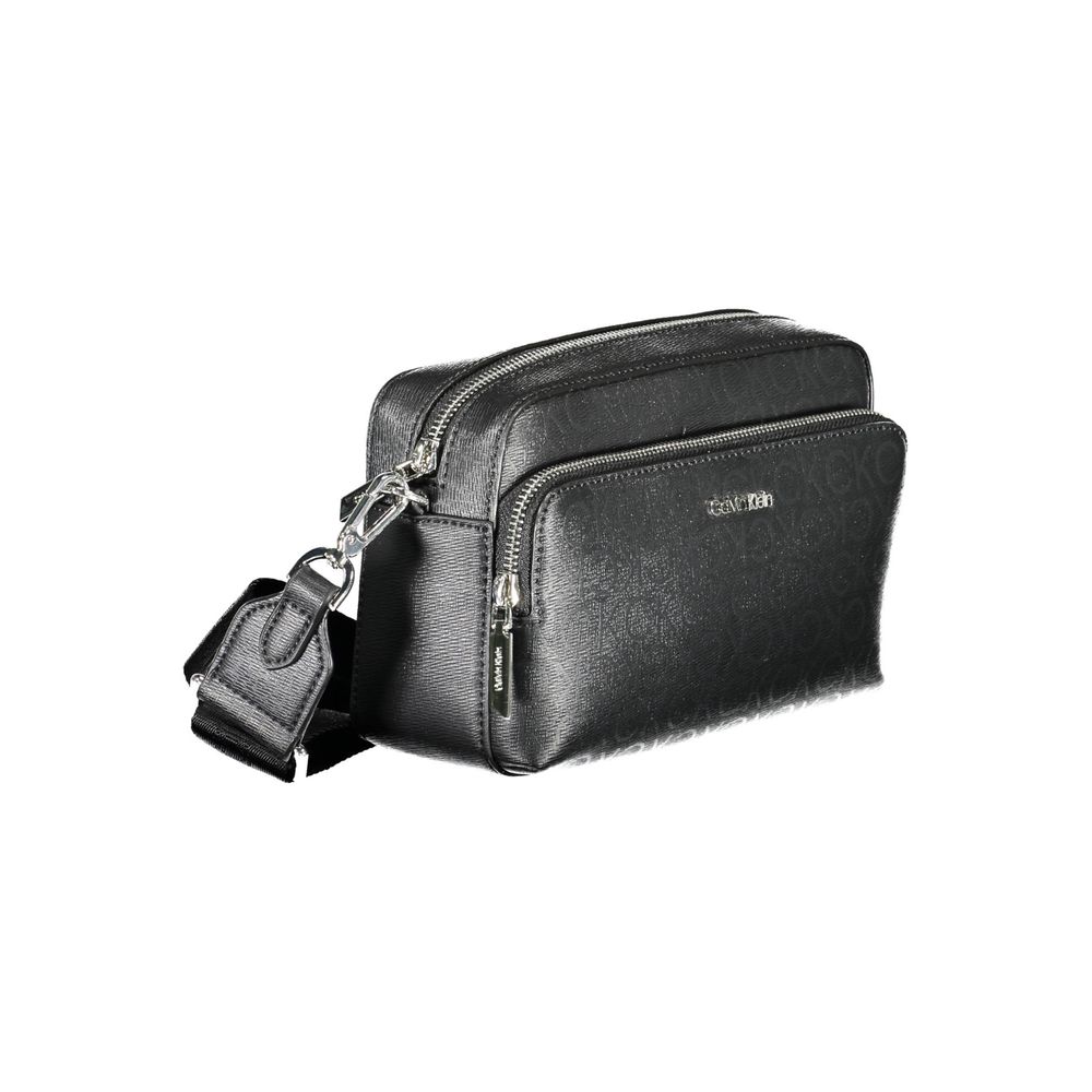 Black Polyester Handbag
