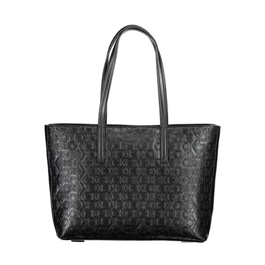 Black Polyester Handbag