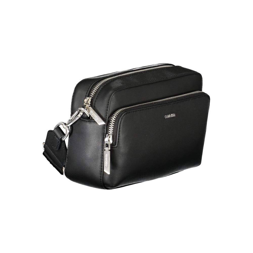 Black Polyester Handbag