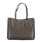 Brown Polyethylene Handbag