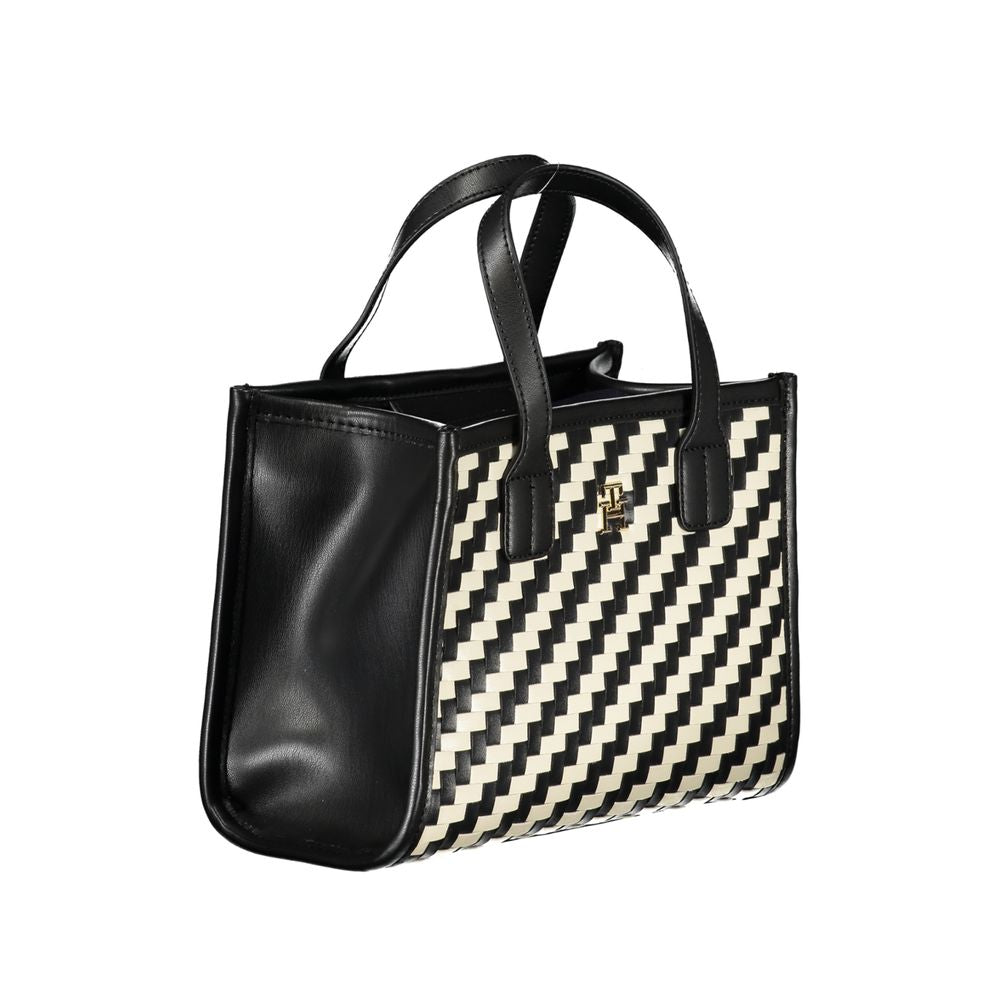 Black Polyester Handbag