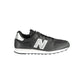 Black Polyester Sneaker