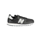 Black Polyester Sneaker