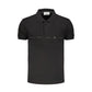 Black Cotton Polo Shirt