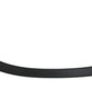 Black Leather Gold Square Metal Buckle Belt