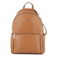 Leila Medium Warm Gingerbread Pebbled Leather Backpack Bookbag