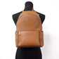 Leila Medium Warm Gingerbread Pebbled Leather Backpack Bookbag