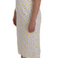 Sunflower Ricamo Sheath Dress