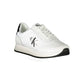 White Polyester Sneaker