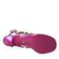 Multicolor Crystals Slingback Sandals Shoes