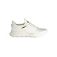 White Polyester Sneaker