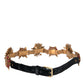 Gold Brass Sacred Heart Waist Belt