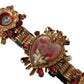 Gold Brass Sacred Heart Waist Belt