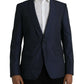 Blue MARTINI Shawl Single Breasted Blazer