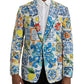 Multicolor Majolica TAORMINA Single Breasted Blazer