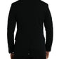 Black Wool 2 Piece Single Breasted Suit