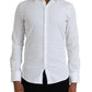 White Cotton Stretch Formal SICILIA Shirt