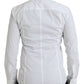 White Cotton Stretch Formal SICILIA Shirt